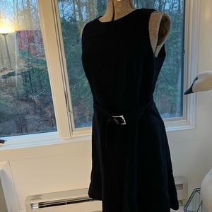 Plain black dress